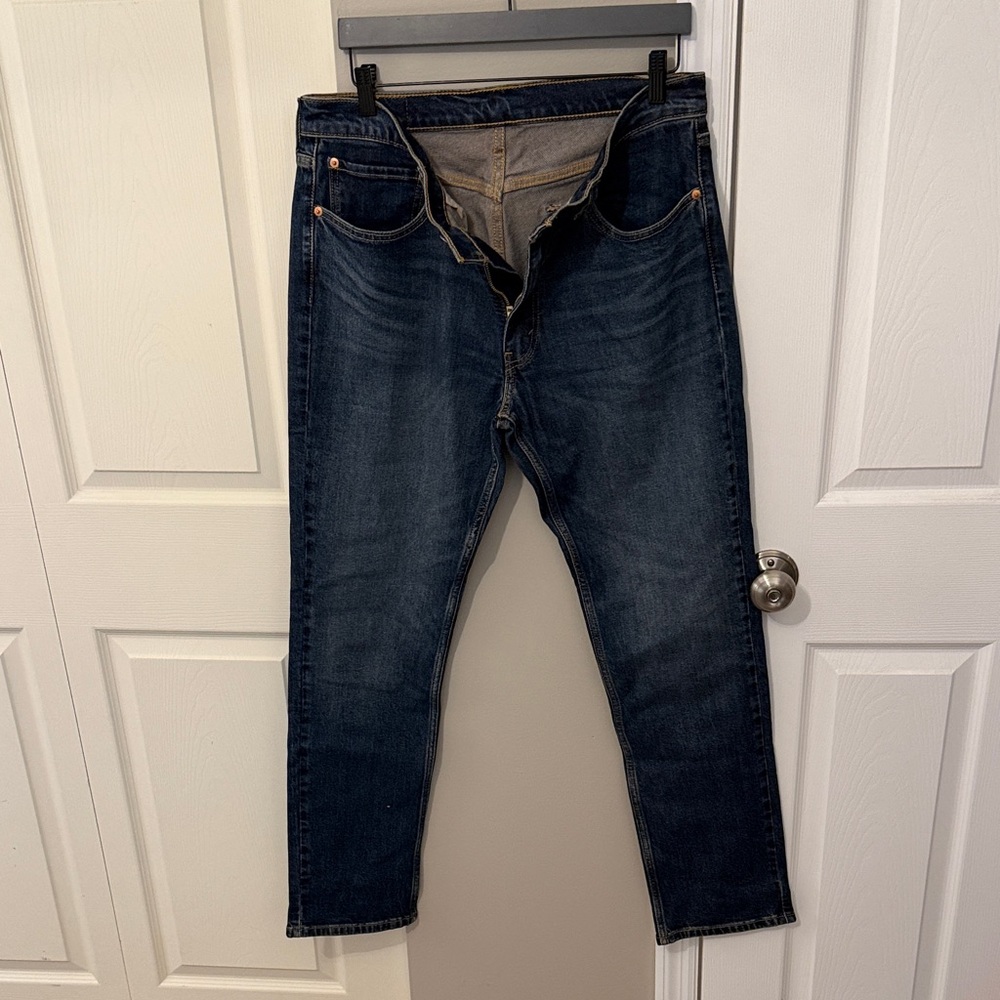Levi's Men's Slim Jeans in Dark Blue